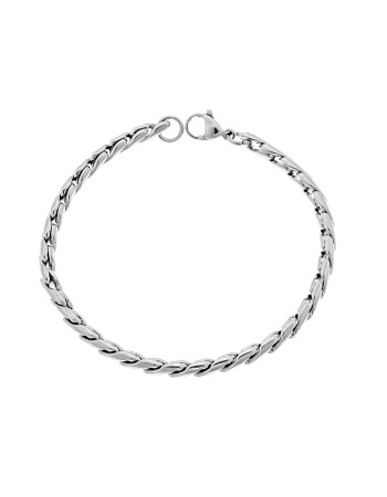 Βραχιόλι Senza Stainless Steel Silver - SSD5659SRBR