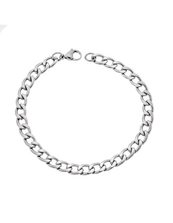 Βραχιόλι Senza Stainless Steel Silver - SSD5660BSRBR