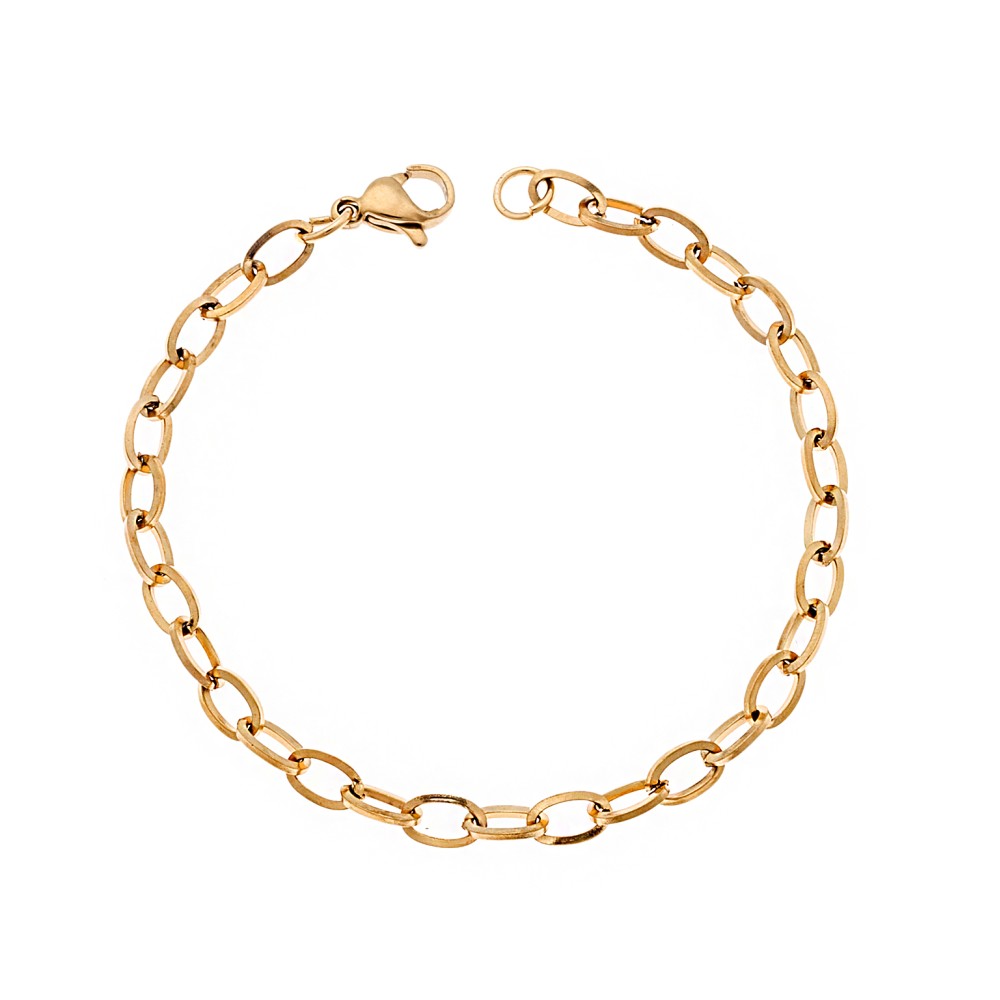 Βραχιόλι Senza Stainless Steel Gold Plated - SSD5661GDBR