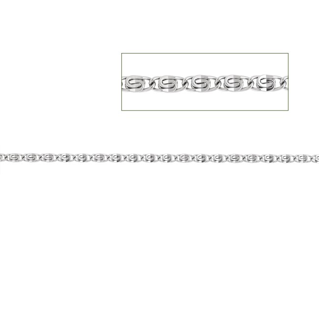 Καδένα Senza Stainless Steel Silver - SSD5856SR