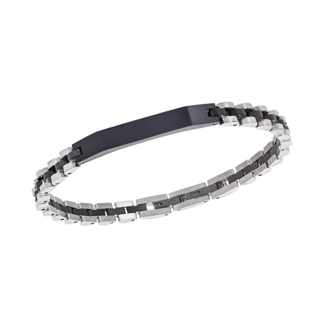 Βραχιόλι Senza Men's Black Stainless Steel - SSD5953SBK