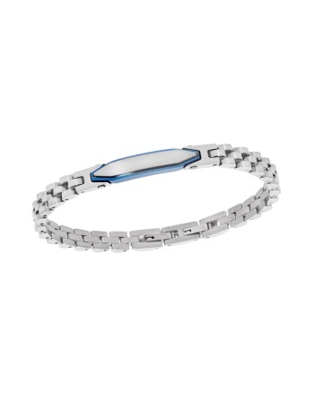 Βραχιόλι Senza Men's Blue Stainless Steel - SSD5959SBL