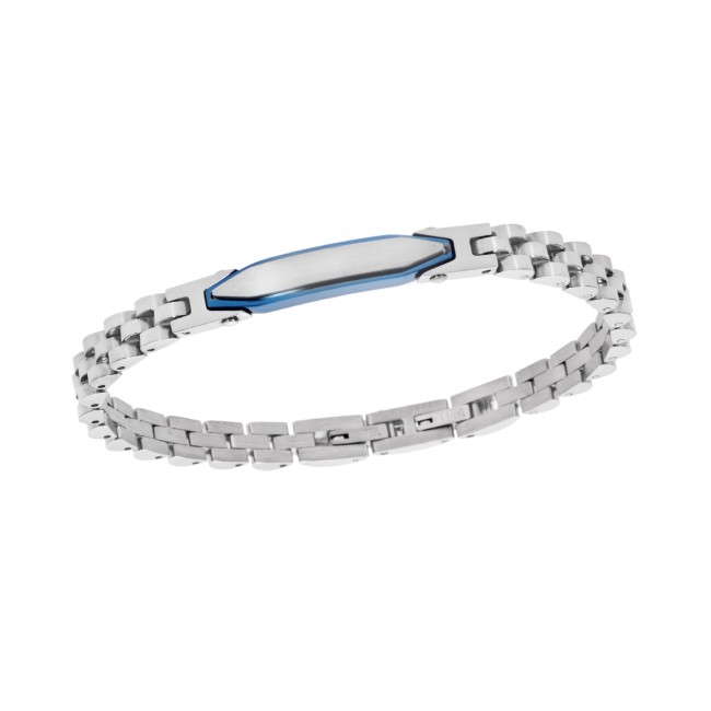 Βραχιόλι Senza Men's Blue Stainless Steel - SSD5959SBL