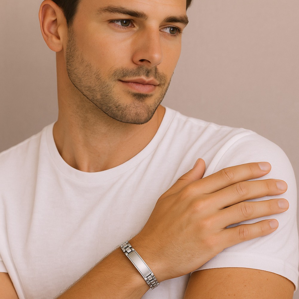 Βραχιόλι Senza Men's Stainless Steel - SSD5959SR