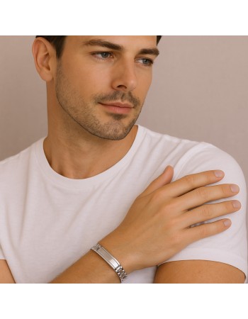 Βραχιόλι Senza Men's Stainless Steel - SSD5964SR