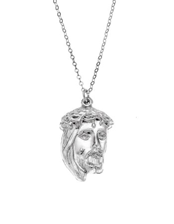 Μοτίφ SENZA ασήμι 925, Χριστός - SSE0090-3MFSR