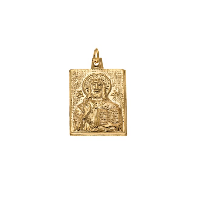 Μοτίφ SENZA κίτρινο επιχρυσωμένο ασήμι 925, τετράγωνη απεικόνιση - SSE0091MF