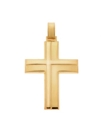 Μενταγιόν Senza ασήμι 925, σταυρός - SSE0102GD