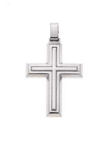 Μενταγιόν Senza ασήμι 925, σταυρός - SSE0103SR