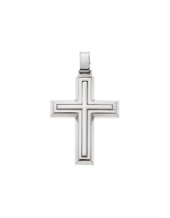 Μενταγιόν Senza ασήμι 925, σταυρός - SSE0103SR
