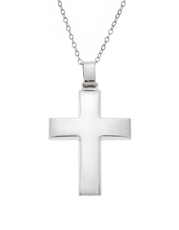 Μενταγιόν Senza ασήμι 925, σταυρός - SSE0107SR