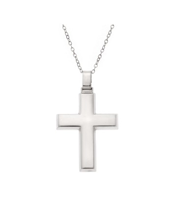 Μενταγιόν Senza ασήμι 925, σταυρός - SSE0108SR
