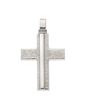 Μενταγιόν Senza ασήμι 925, σταυρός - SSE0109SR