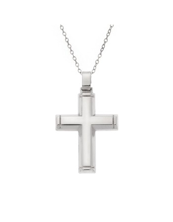 Μενταγιόν Senza ασήμι 925, σταυρός - SSE0134SR