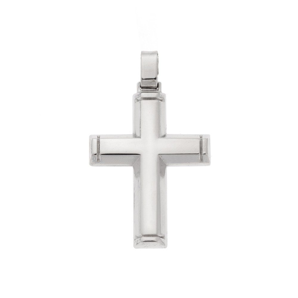 Μενταγιόν Senza ασήμι 925, σταυρός - SSE0134SR