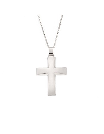 Μενταγιόν Senza ασήμι 925, σταυρός - SSE0145SR