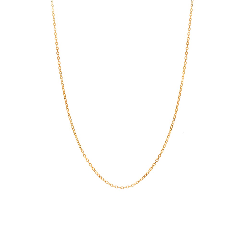 Καδένα Silver Senza Gold Plated 40cm - SSR1521