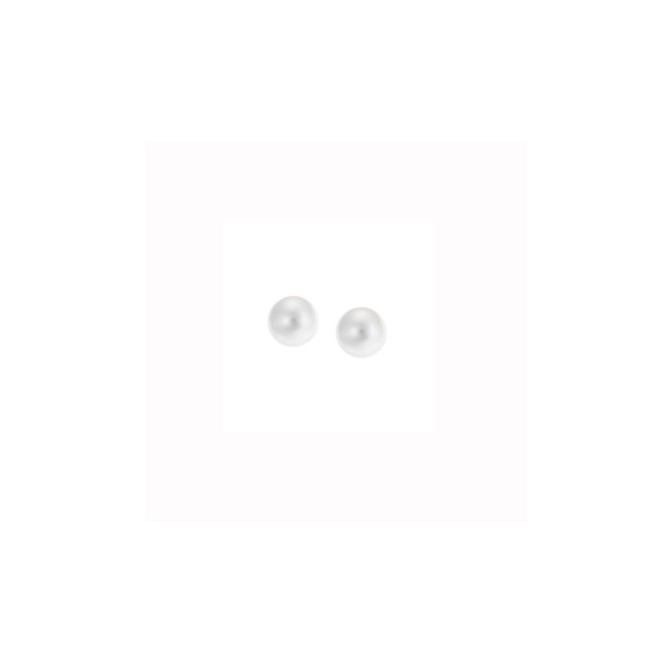 Σκουλαρίκια SΕΝΖΑ ασήμι 925 με μαργαριτάρι 4,5mm - SSR1774