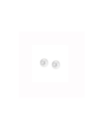 Σκουλαρίκια SΕΝΖΑ ασήμι 925 με μαργαριτάρι 3,5mm - SSR1775