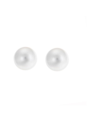 Σκουλαρίκια SΕΝΖΑ ασήμι 925 με μαργαριτάρι 7mm - SSR1780SS