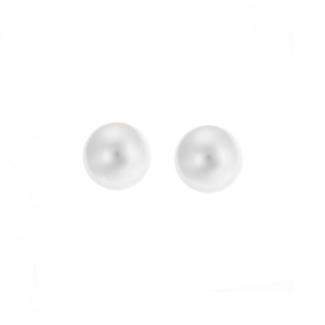 Σκουλαρίκια SΕΝΖΑ ασήμι 925 με μαργαριτάρι 8,5mm - SSR1782