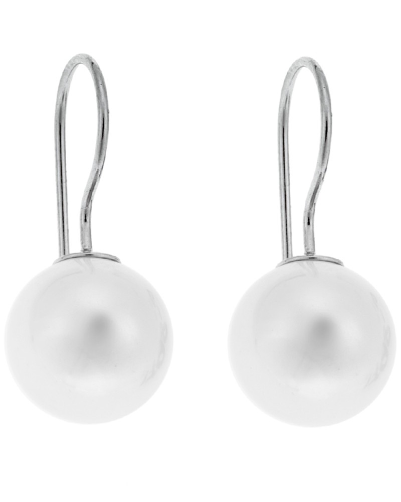 Σκουλαρίκια SENZA ασήμι 925 με μαργαριτάρι - SSR1798-2SR