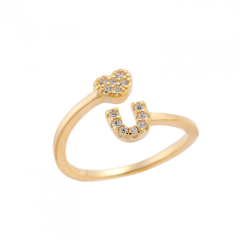 Δαχτυλίδι Chevalier Senza Silver 925 Gold Plated - SSR2456GD