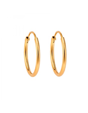 Κρίκος SENZA Silver 925 Gold Plated - SSR2496GD