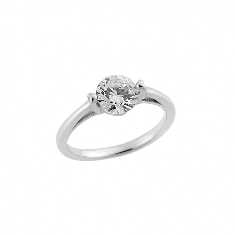 Δαχτυλίδι Γυναικείο Μονόπετρο Senza Silver 925 - SSR2509