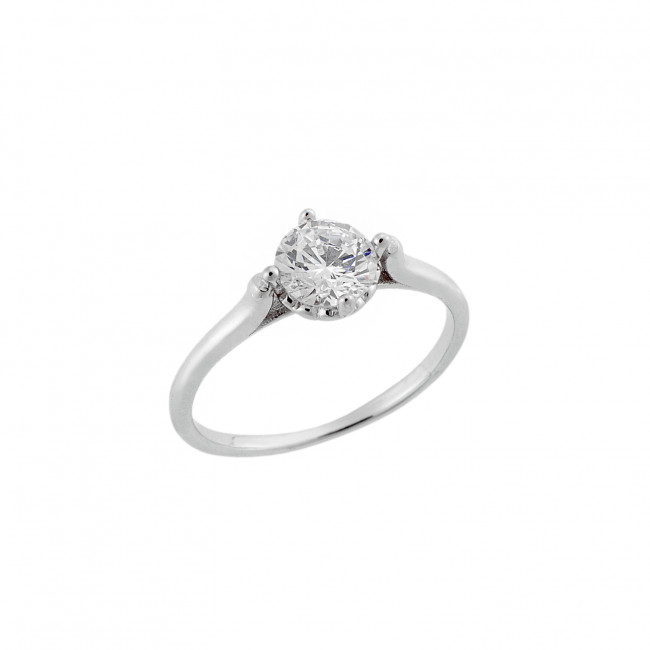 Δαχτυλίδι Γυναικείο Μονόπετρο Senza Silver 925 - SSR2515