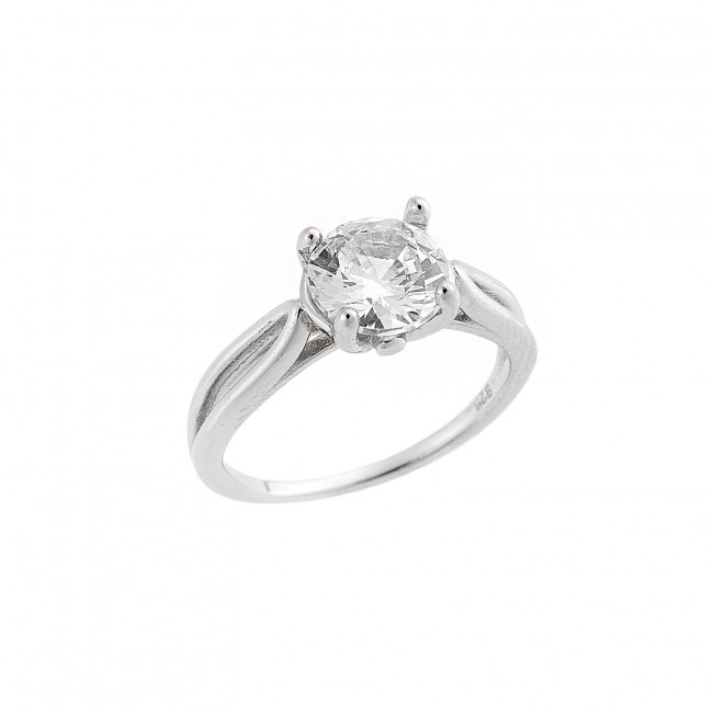 Δαχτυλίδι Γυναικείο Μονόπετρο Senza Silver 925 - SSR2521