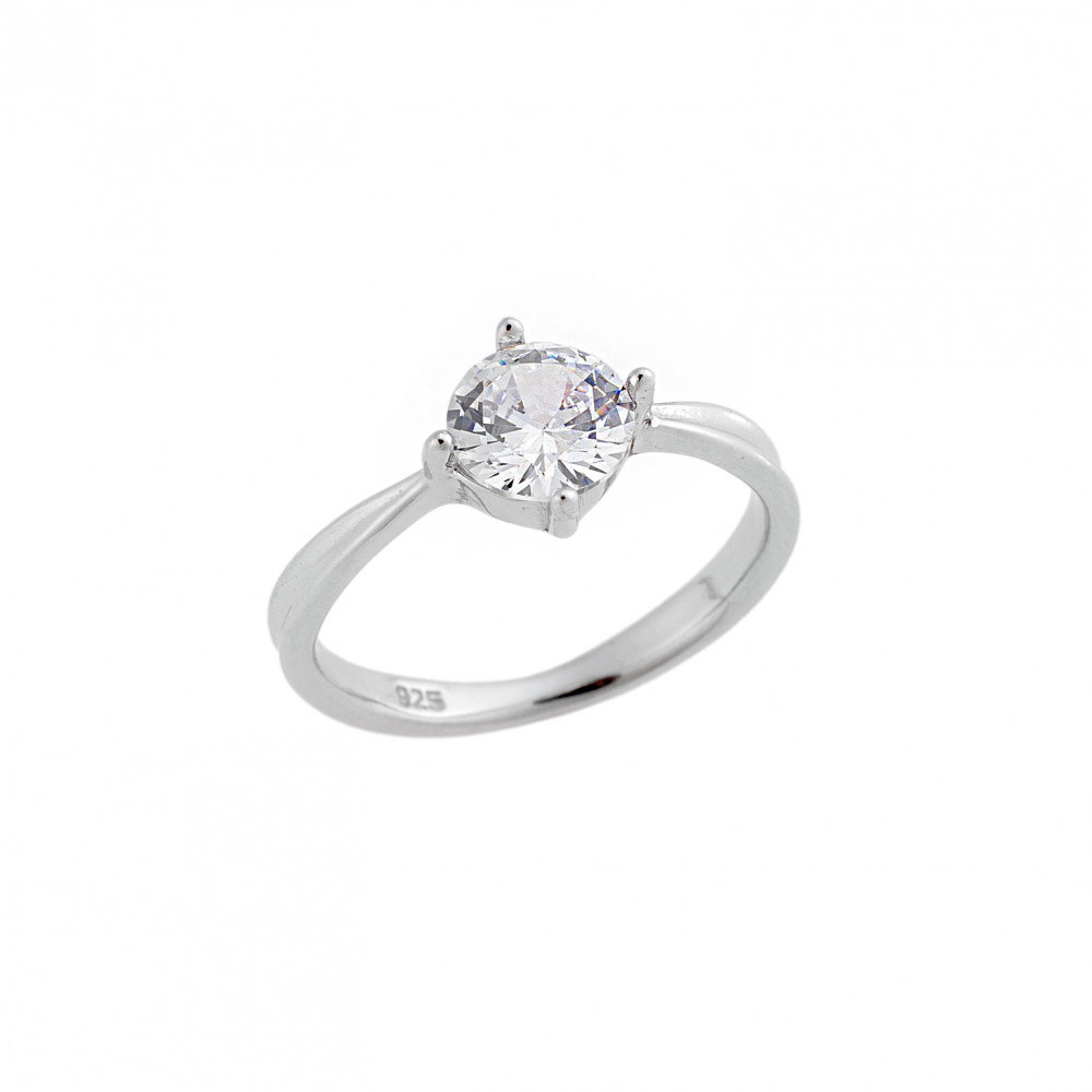 Δαχτυλίδι Γυναικείο Μονόπετρο Senza Silver 925 - SSR2531