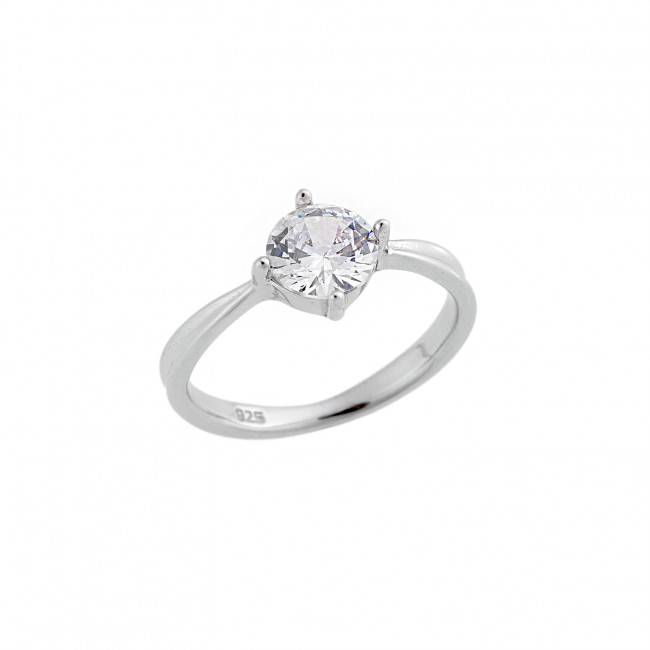 Δαχτυλίδι Γυναικείο Μονόπετρο Senza Silver 925 - SSR2531
