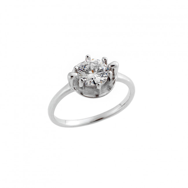 Δαχτυλίδι Γυναικείο Μονόπετρο Senza Silver 925 - SSR2534