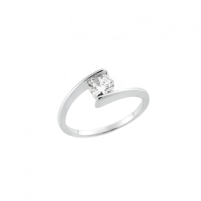 Δαχτυλίδι Γυναικείο Μονόπετρο Senza Silver 925 - SSR2562