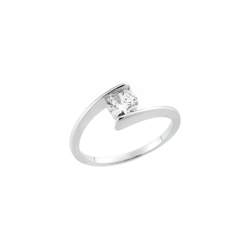 Δαχτυλίδι Γυναικείο Μονόπετρο Senza Silver 925 - SSR2562
