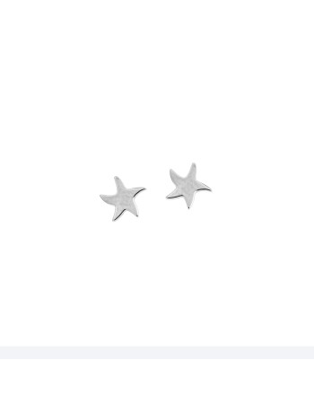 Σκουλαρίκια Γυναικεία SENZA ασήμι 925, με σχέδιο αστερία - SSR2695SR