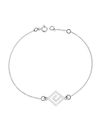 Βραχιόλι Senza Silver 925, μαίανδρος - SSR2783SR