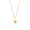Κολιέ Senza επιχρυσωμένο ασήμι 925, χελωνάκι - SSR3140GD