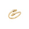 Δαχτυλίδι Senza κίτρινο επιχρυσωμένο ασήμι 925, χεράκια - SSR3243GD
