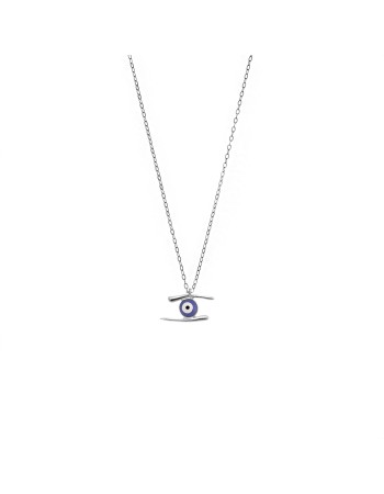 Κολιέ Senza Silver 925, Ματάκι - SSR3278SR