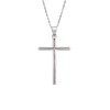 Μοτίφ Senza από ασήμι 925, σταυρός - SSR3355-3SR
