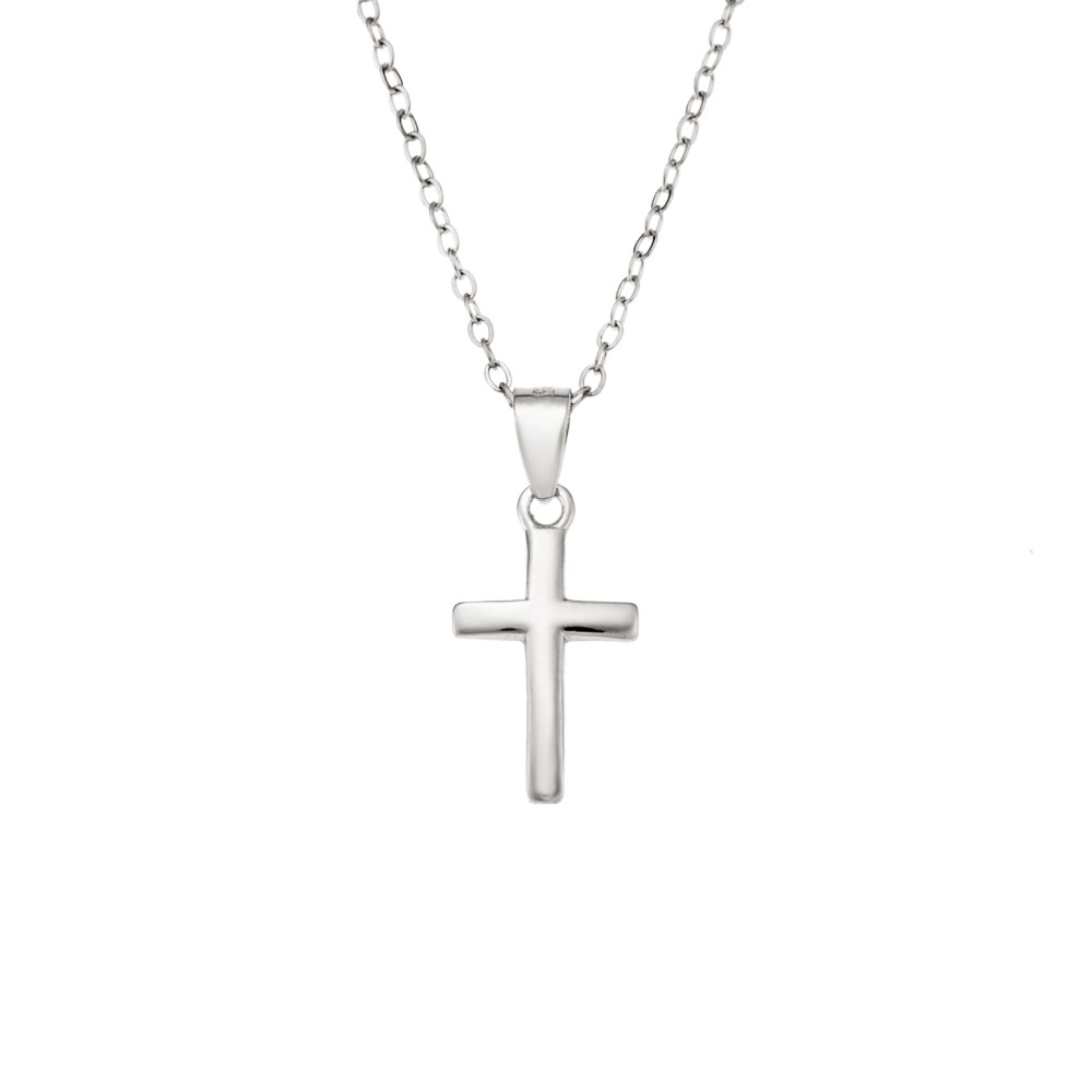 Μοτίφ Senza από ασήμι 925, σταυρός - SSR3355SR