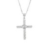 Μοτίφ Senza από ασήμι 925, σταυρός με μάτι - SSR3360SR