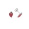 Σκουλαρίκια Senza ασήμι 925, με φράουλες - SSR3642SR