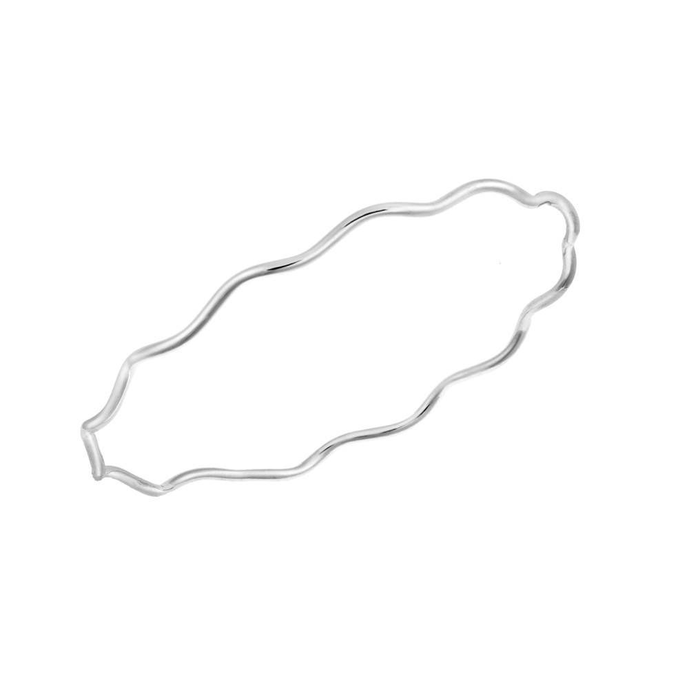 Βραχιόλι Senza από ασήμι 925, με κυματιστό σχέδιο - SSR3680SR