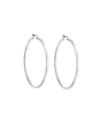 Σκουλαρίκια Γυναικεία Senza από ασήμι 925, κρίκος - SSR3695-4SR