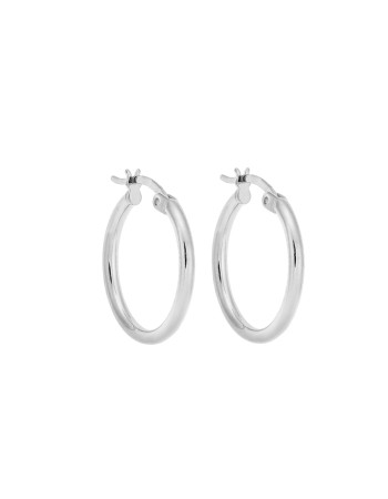 Σκουλαρίκια Γυναικεία Senza από ασήμι 925, κρίκος - SSR3696-1SR