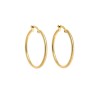 Σκουλαρίκια Γυναικεία Senza από επιχρυσωμένο ασήμι 925, κρίκος - SSR3696-2AGD