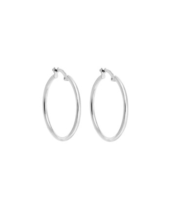 Σκουλαρίκια Γυναικεία Senza από ασήμι 925, κρίκος - SSR3696-2ASR
